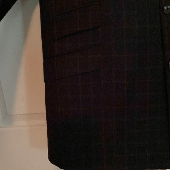 Steve Harvey Collection Suit Jacket Pure Wool 42R Double Vented 4 Button… - Picture 9 of 10